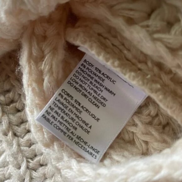 Urban Outfitters Kimchi Blue cream cozy cropped sweater size XS - Picture 5 of 5